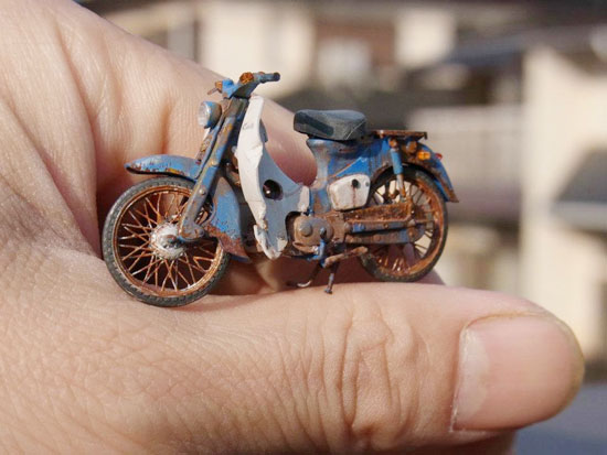 Mô hình xe máy cổ  xe moto