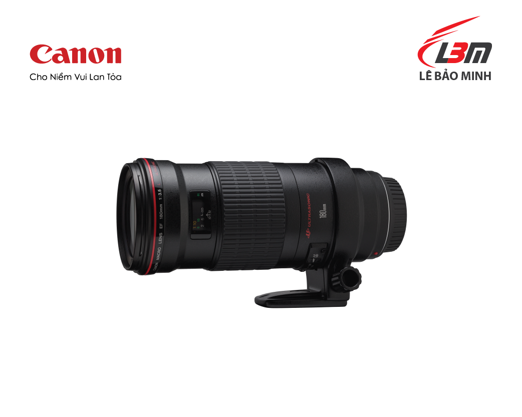 Ống kính Canon EF180mm f/3.5L Macro USM