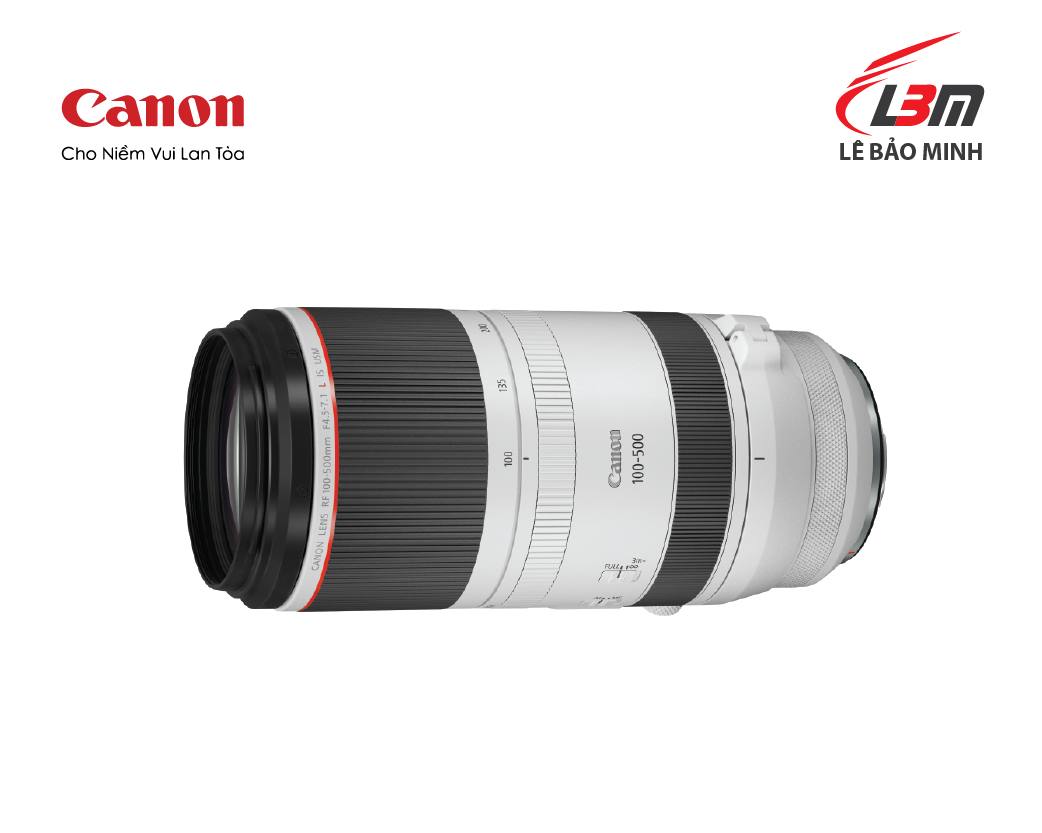 Ống kính Canon RF100-500mm f/4.5-7.1L IS USM