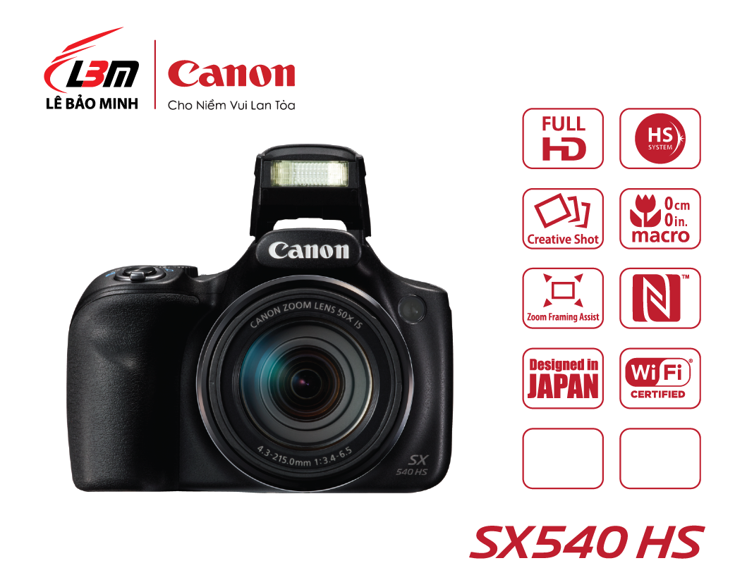 Máy ảnh Canon Powershot SX540HS