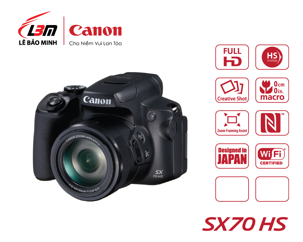 Máy ảnh Canon Powershot SX70HS