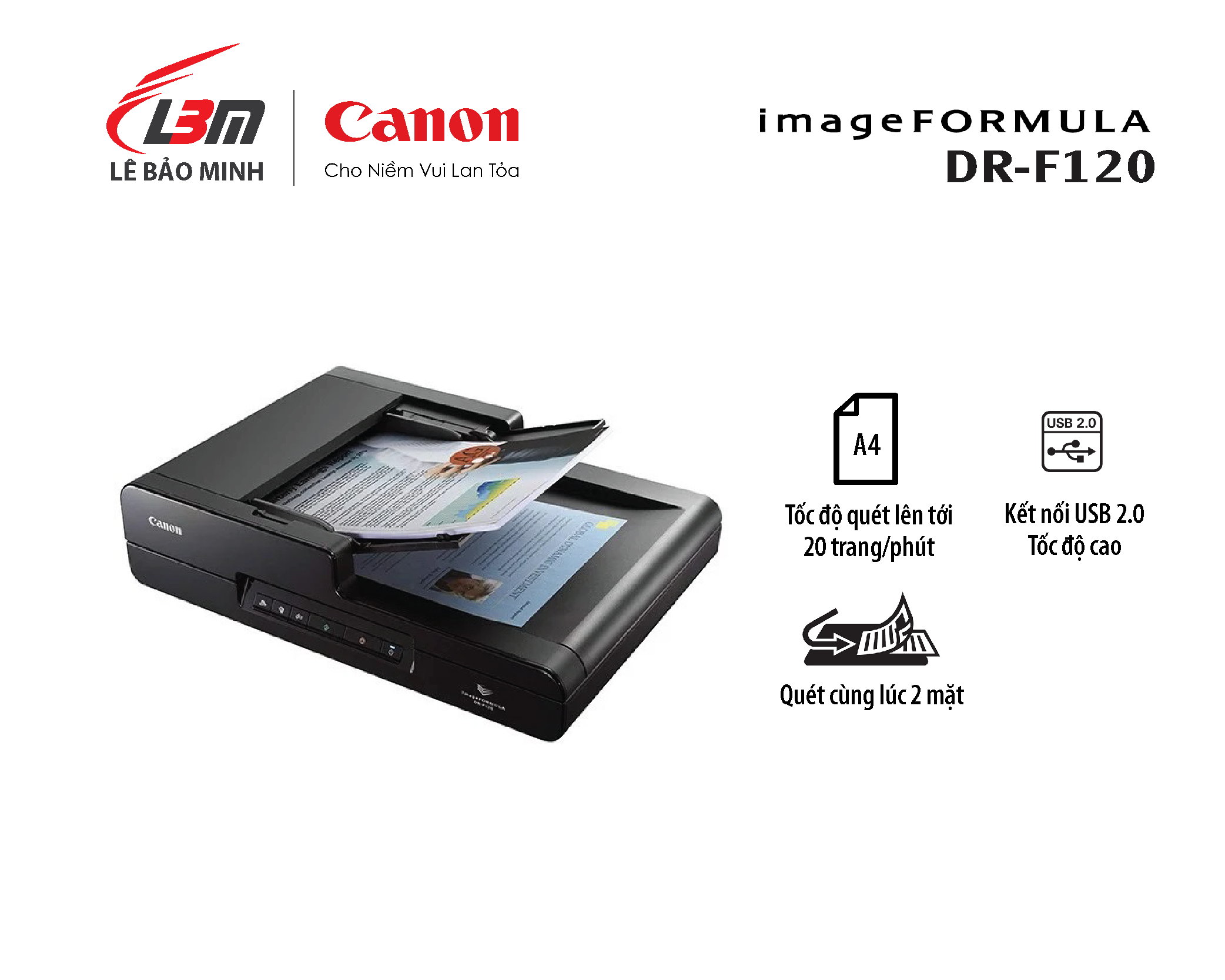 Scan Canon DR-F120