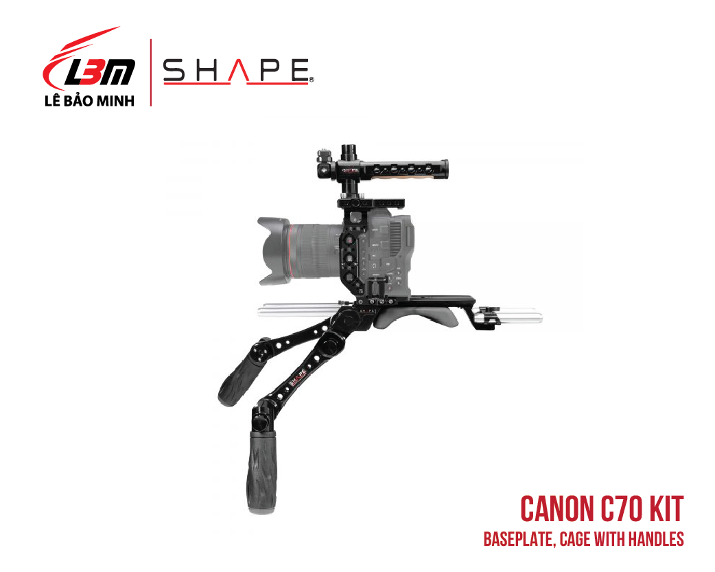 CANON C70 BASEPLATE, CAGE WITH HANDLES