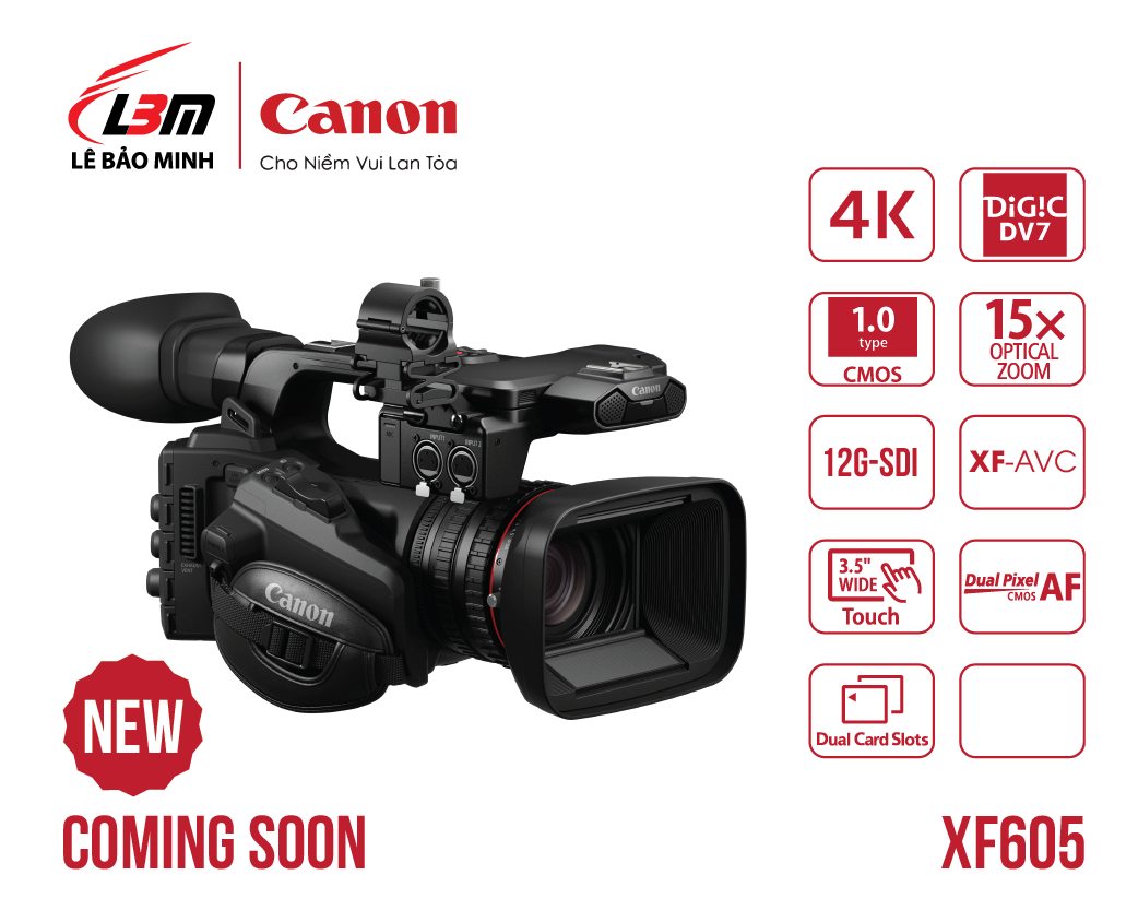 Máy quay Canon XF605