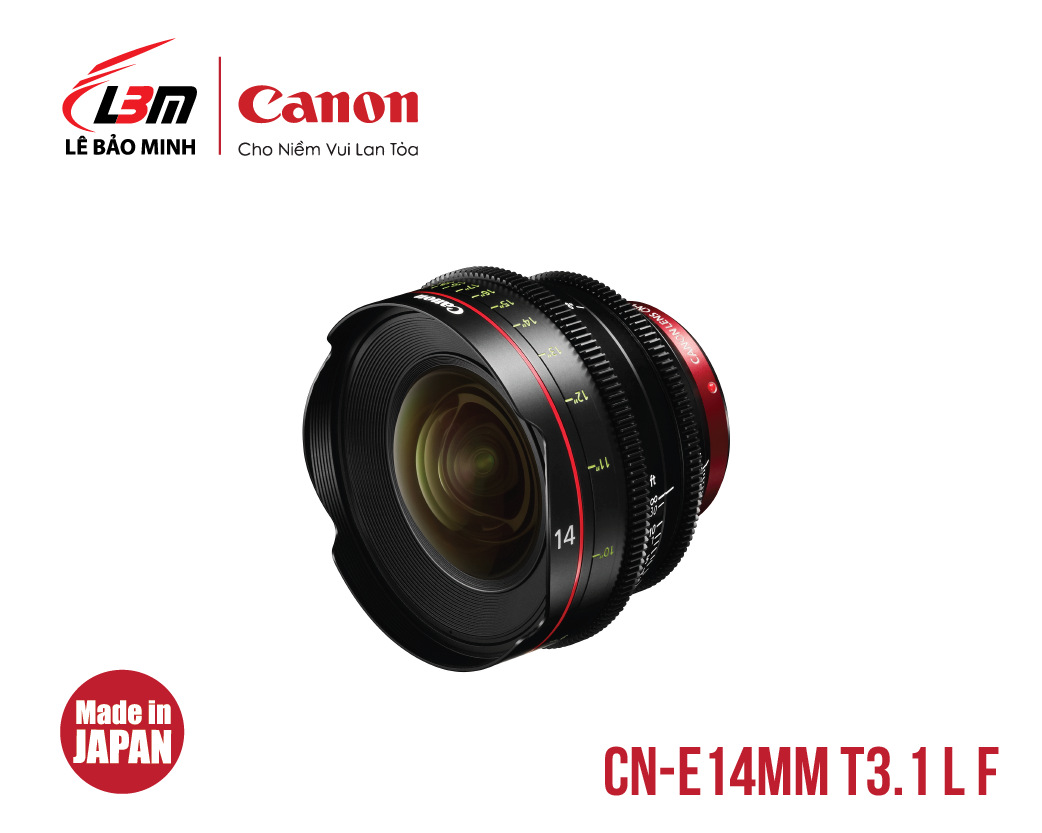 Ống kính Canon CN-E14mm T3.1 L F (EF)