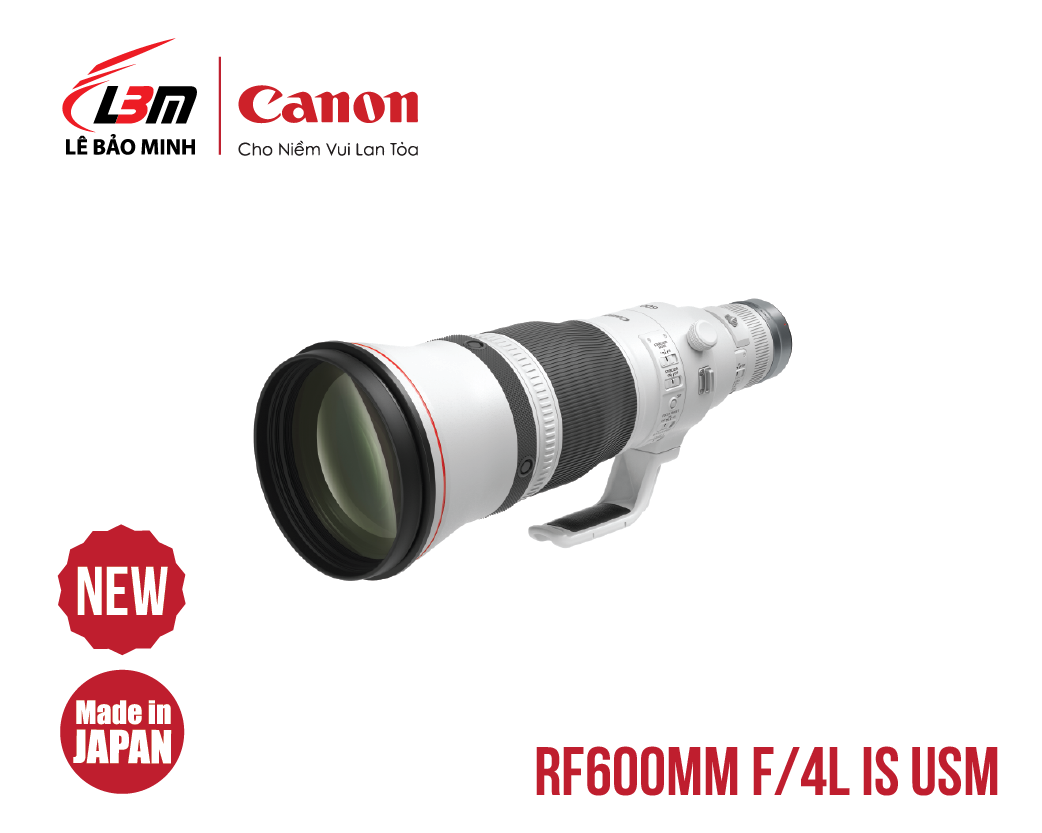 Ống kính Canon RF600mm f/4L IS USM