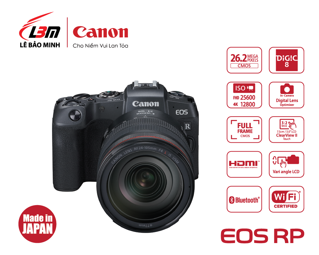 Máy ảnh Canon EOS RP kit 24-105mm USM