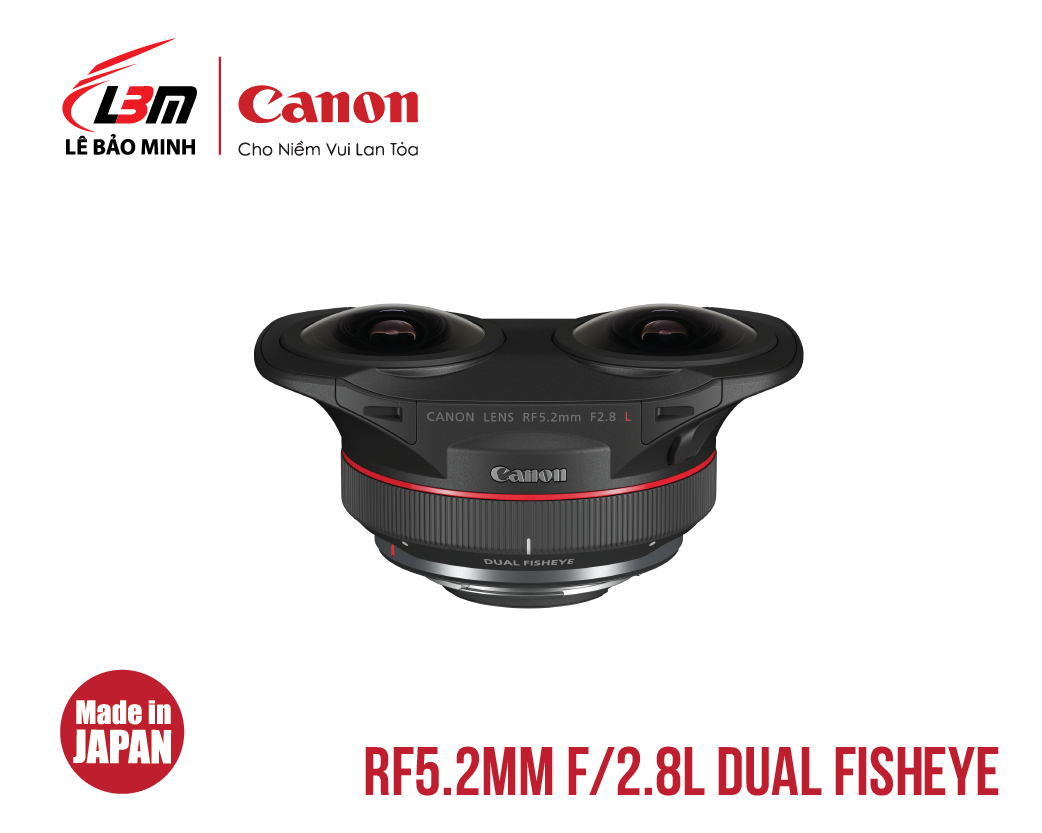 Ống kính Canon RF5.2mm f/2.8L Dual Fisheye