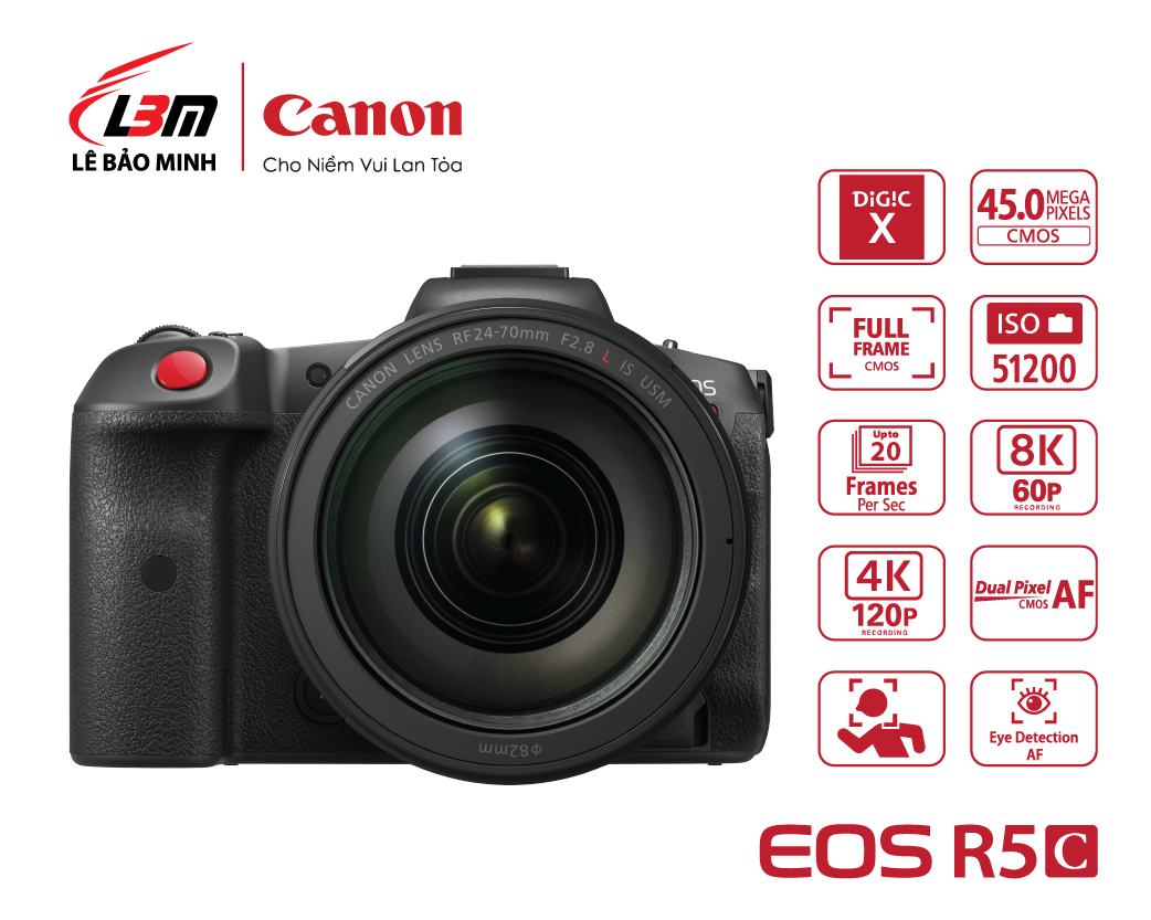 (Tiếng Việt) Máy ảnh Canon Cinema EOS R5 C