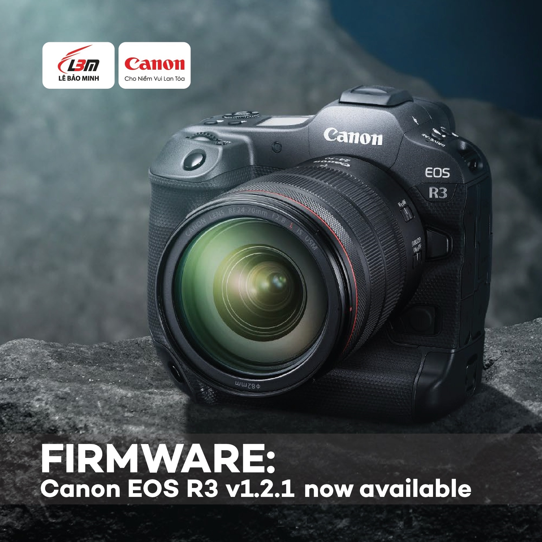 [NEWS] CANON CẬP NHẬT FIRMWARE 1.2.1 CHO EOS R3