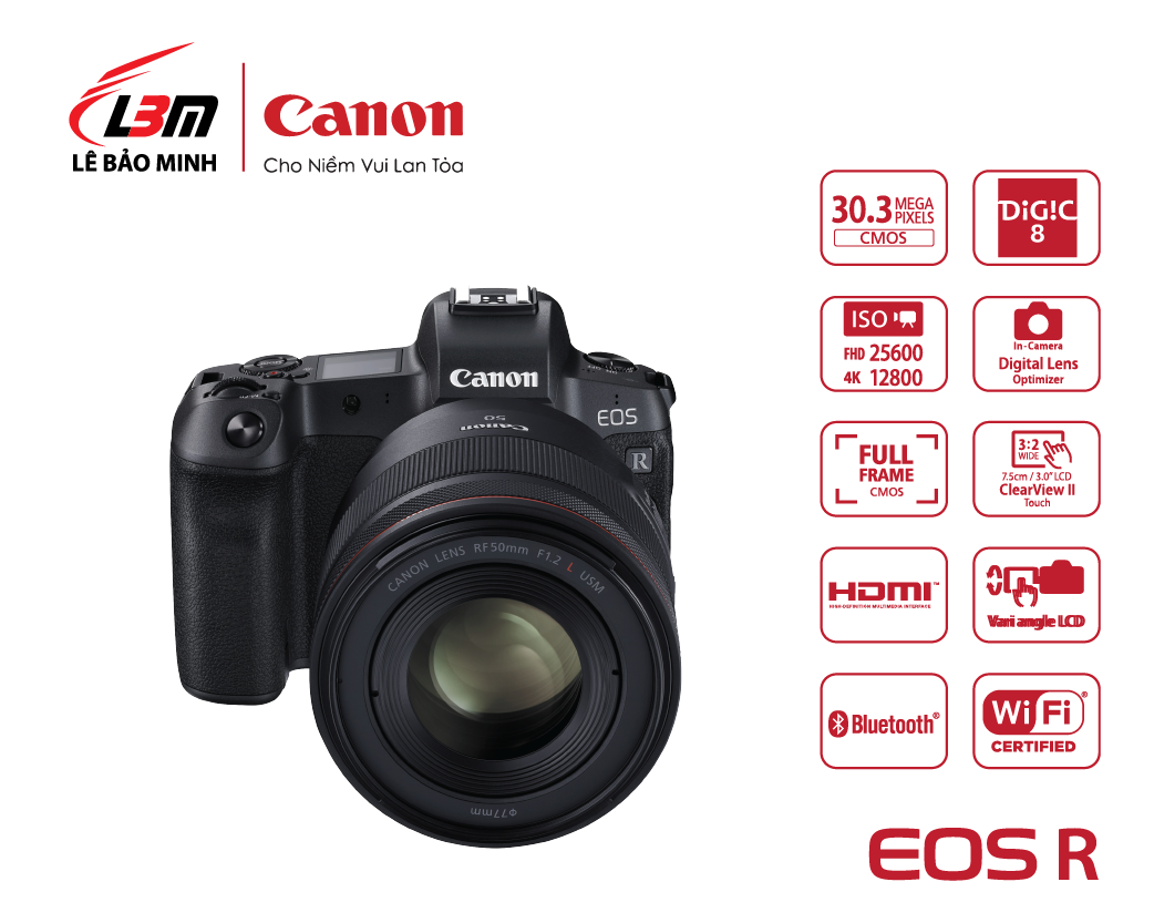 Máy ảnh Canon EOS R kit 24-105mm USM